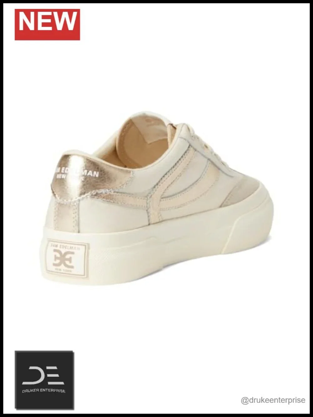 Women's Fashion Sneakers Platform Lace-Up 1 Inch Heel